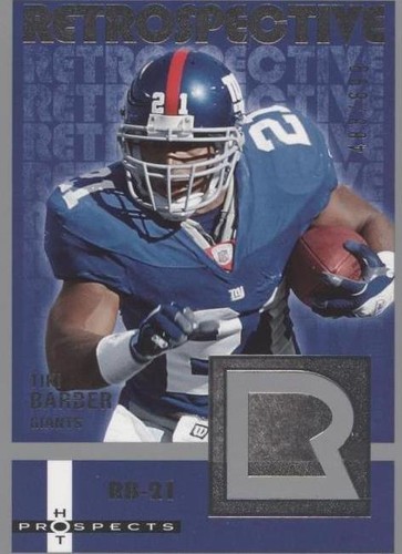2006 Fleer Hot Prospects Tiki Barber #RE-BA