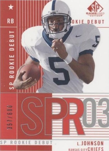 2003 SP Game Used Edition Larry Johnson #112
