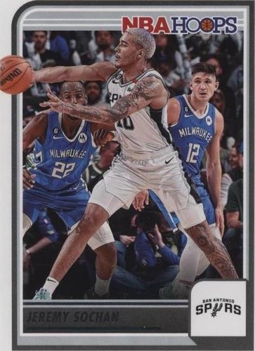 2023-24 Panini NBA Hoops - Jeremy Sochan #54