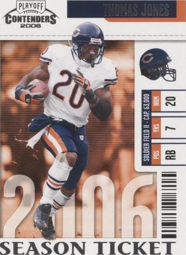 2006 Playoff Contenders Thomas Jones #17