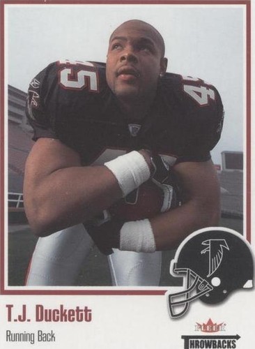 2002 Fleer Throwbacks T.J. Duckett #107