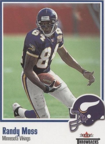 2002 Fleer Throwbacks Randy Moss #85