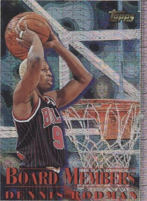 Dennis Rodman Basketball 1996-97 Season Sports Trading Cards