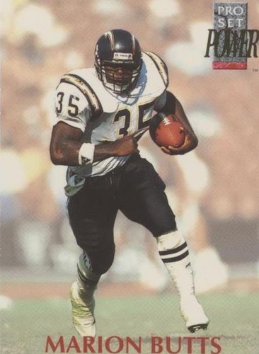 1992 Pro Set Power Marion Butts #240
