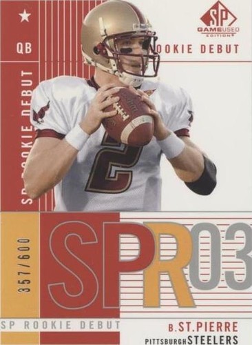 2003 SP Game Used Edition Brian St. Pierre #102