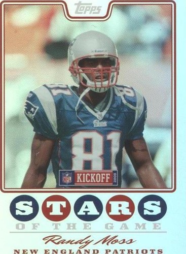 2008 Topps Kickoff Randy Moss #SG-RM