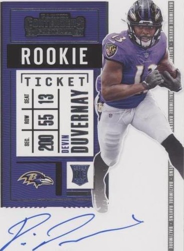 2020 Panini Contenders Devin Duvernay #132
