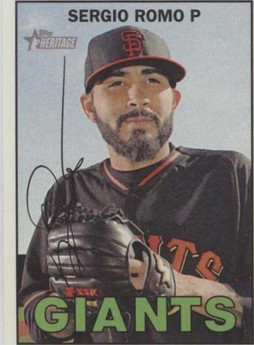 2016 Topps Heritage - Sergio Romo #232