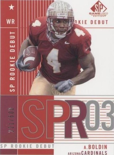 2003 SP Game Used Edition Anquan Boldin #132