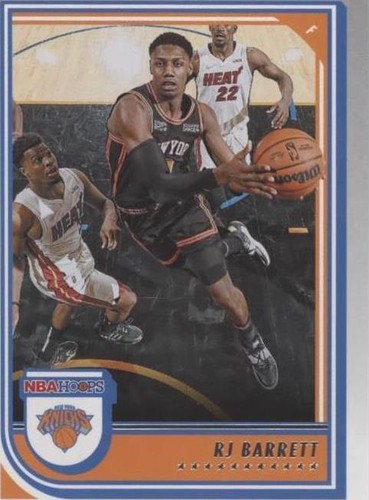 2022-23 Panini NBA Hoops #18 RJ Barrett NM-MT Knicks ID