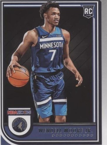 Wendell Moore Jr. 2022-23 Panini Obsidian RPA Rookie Patch