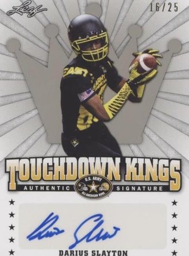 2015 Leaf U.S. Army All-American Bowl Darius Slayton #TK-DS1
