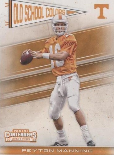 2018 Panini Contenders Draft Picks Peyton Manning #17