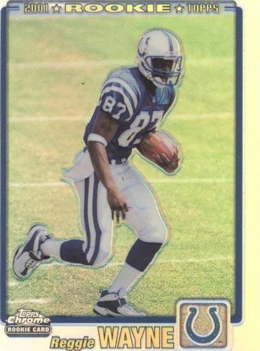 2001 Topps Chrome Reggie Wayne #250