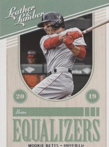 2019 Panini Leather & Lumber - Mookie Betts #EQ-11