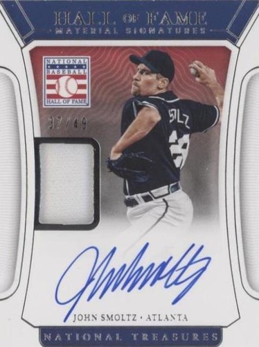 2022 Panini National Treasures - John Smoltz #HOFMS-JS