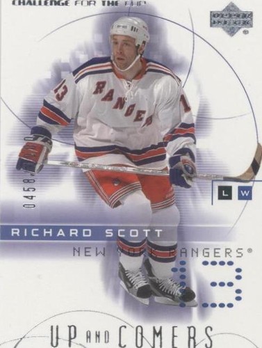 2001-02 Upper Deck Challenge for the Cup - Richard Scott #122
