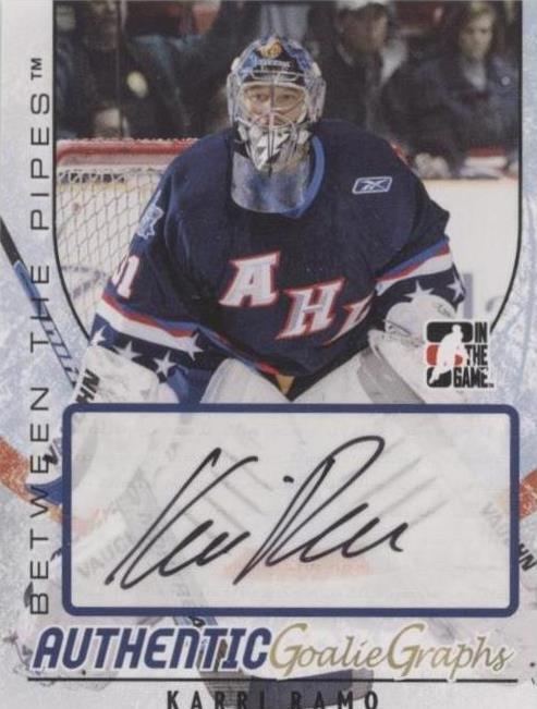 2007-08 In the Game Between the Pipes - Karri Ramo #A-KR