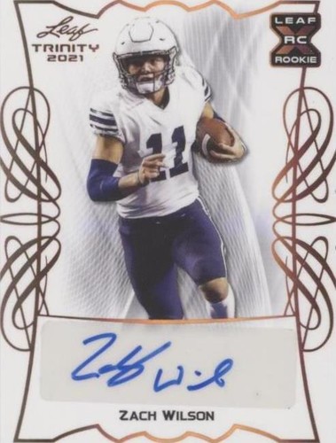 2021 Leaf Trinity Zach Wilson #BA-ZW1