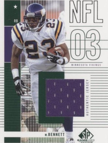 2003 SP Game Used Edition Michael Bennett #142