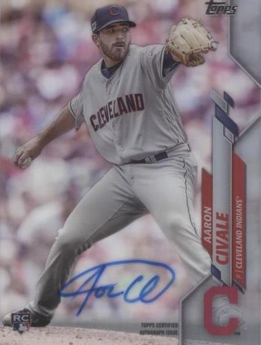 2020 Topps Clearly Authentic Autographs - Aaron Civale #CCA-AC