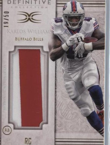 2015 Topps Definitive Collection Karlos Williams #JPC-KWI