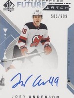 2018-19 SP Authentic - Joey Anderson #215