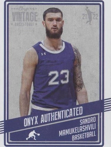 2021-22 Onyx Vintage - Sandro Mamukelashvili #VBSM