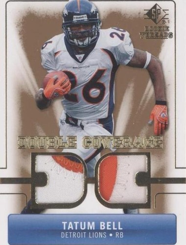 2007 SP Rookie Threads Tatum Bell #DC-BE