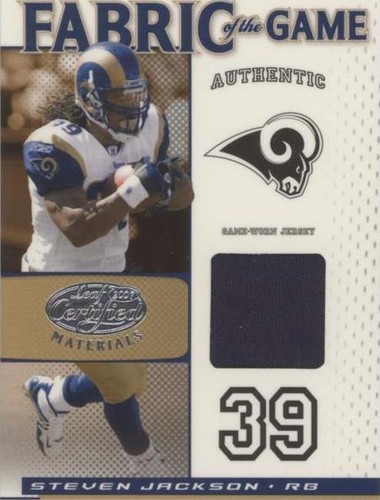 2007 Leaf Certified Materials Steven Jackson #FOG-90