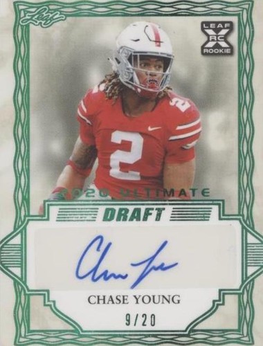 2020 Leaf Ultimate Draft Chase Young #BA-CY1
