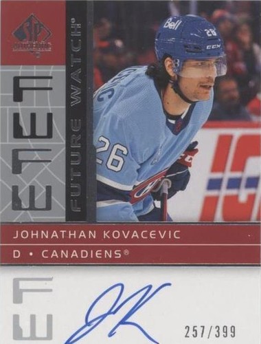 2022-23 SP Authentic - Johnathan Kovacevic #RFWA2-JK