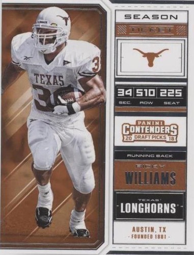 2018 Panini Contenders Draft Picks Ricky Williams #84