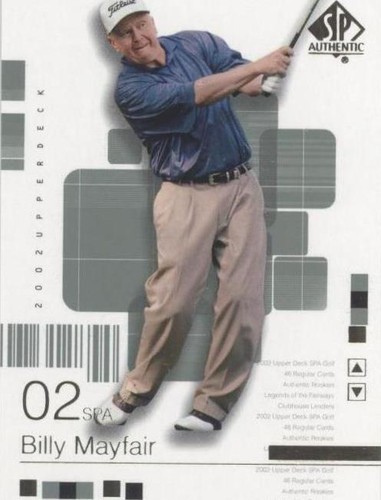 2002 SP Authentic - Billy Mayfair #45SPA