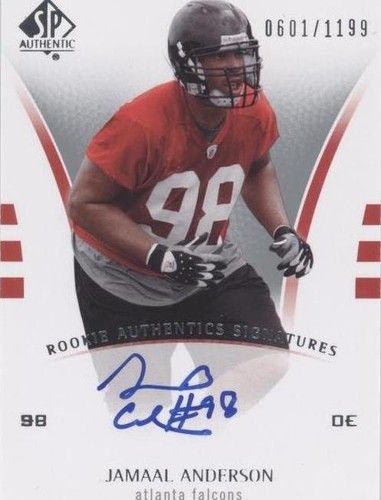 2007 SP Authentic Jamaal Anderson #221