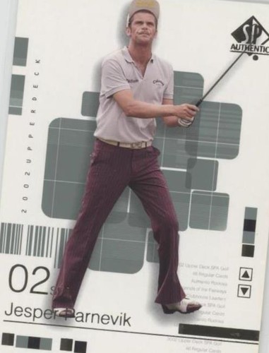 2002 SP Authentic - Jesper Parnevik #3SPA