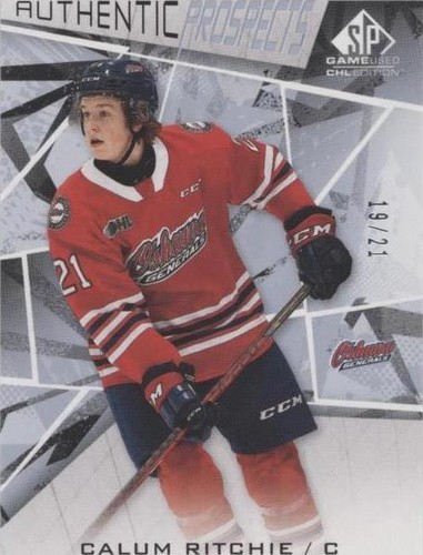 2021-22 Upper Deck SP Game Used CHL Edition - Calum Ritchie #19