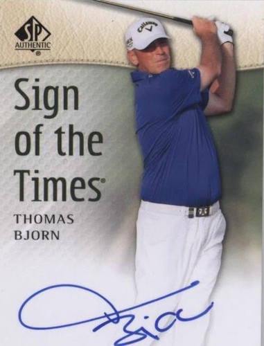 2014 SP Authentic - Thomas Bjorn #SOTT-TB
