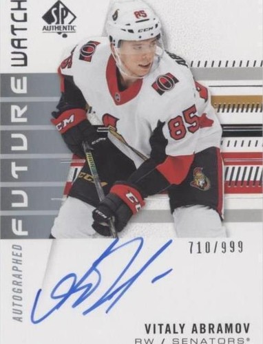 2019-20 SP Authentic - Vitalii Abramov #180