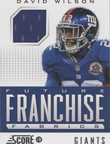 2013 Score David Wilson #FR-DW