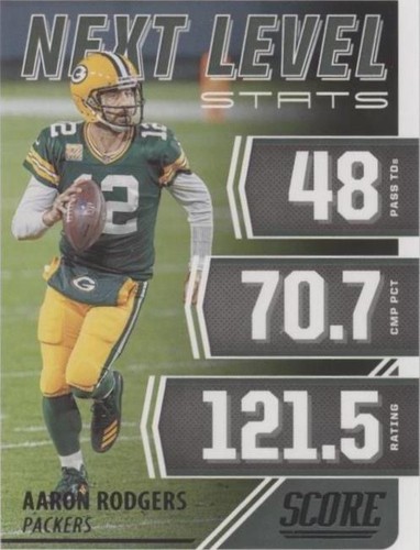 2021 Score Aaron Rodgers #NL4