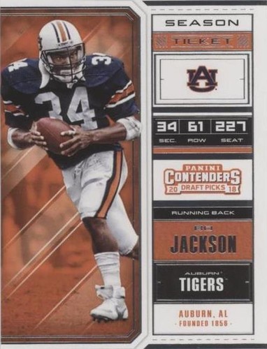 2018 Panini Contenders Draft Picks Bo Jackson #12