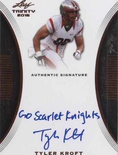 2015 Leaf Trinity Tyler Kroft #TS-TK1