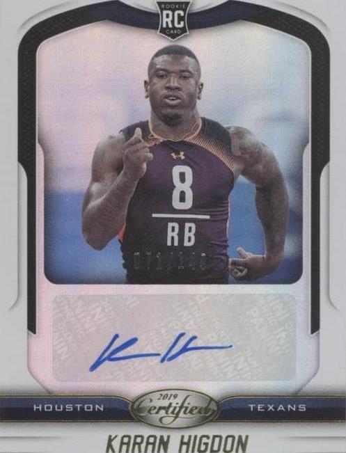 2019 Panini Certified Karan Higdon #138