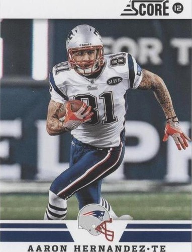2012 Score Aaron Hernandez #151