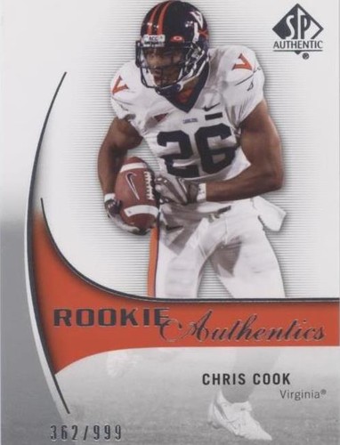 2010 SP Authentic Chris Cook #196