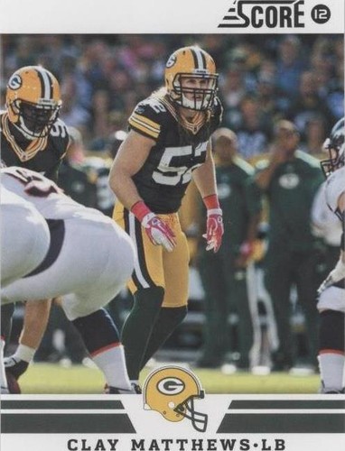 2012 Score Clay Matthews #4
