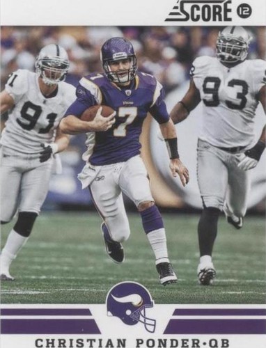 2012 Score Christian Ponder #135