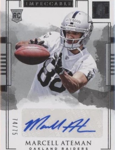 2018 Panini Impeccable Marcell Ateman #141
