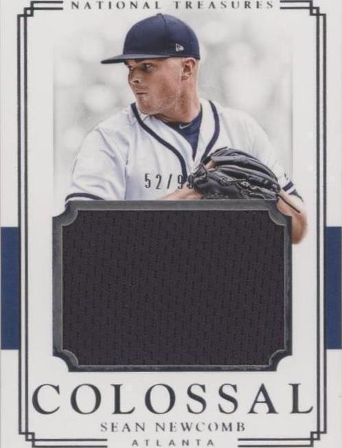 Panini National Treasures 2017 - Sean Newcomb #CM-SN